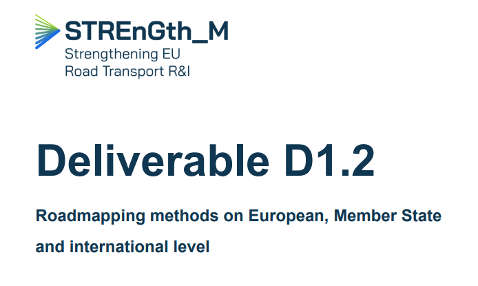 STREnGth_M publishes its report on roadmapping methods on European, Member State and international level