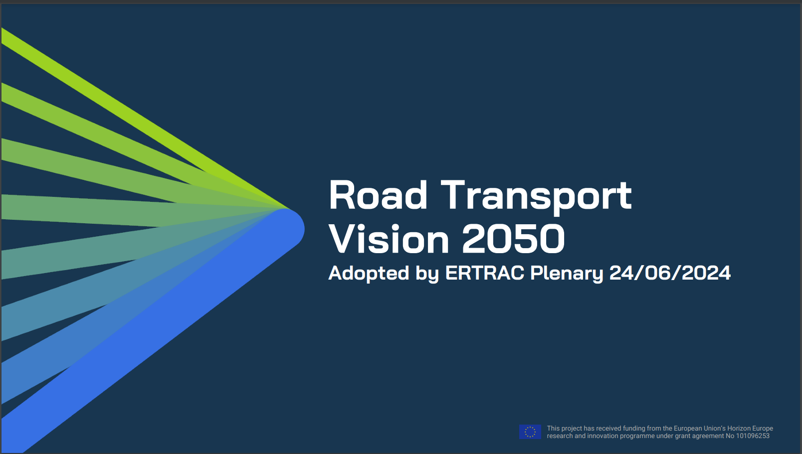 New Road Transport Vision 2050 adopted by ERTRAC - ERTRAC